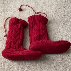 Adorable cable knit slippers gap size L (9/10)